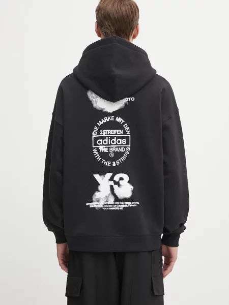 Mikina Graphic s kapucí s potiskem černá