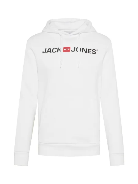 JACK & JONES Tréning póló piros / fekete fehér
