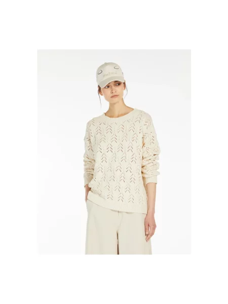 Sweter Weekend Max Mara biały