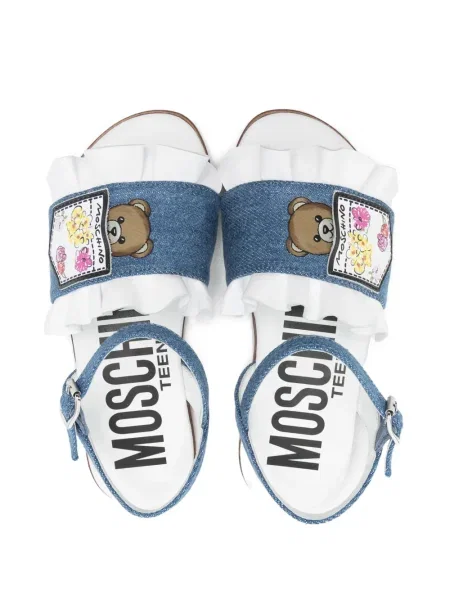 Sandały dziecięce Moschino niebieskie