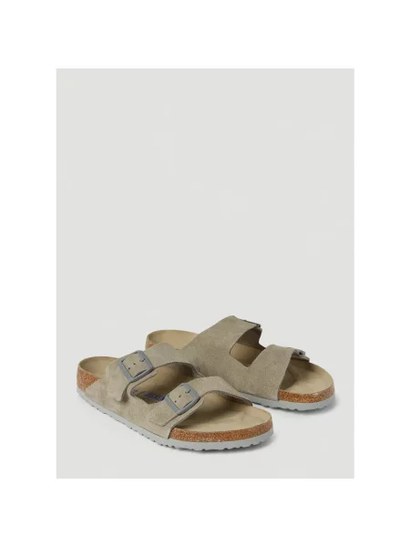 Trampki Birkenstock Arizona Soft Footbed Suede Leather Faded Khaki EUR 37 szare