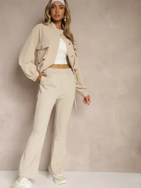 Pantaloni Efranaria bej