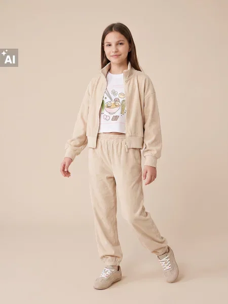 Sinsay Mikina oversized s žebrovanými lemy béžová