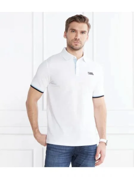 Karl Lagerfeld Polo alb