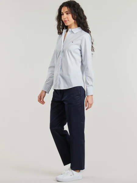 Pantaloni chino Tommy Hilfiger albastru