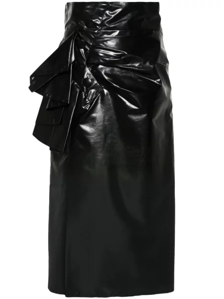 Midi sukňa Maison Margiela čierna