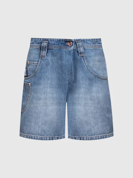 Джинсовые шорты Brunello Cucinelli синие