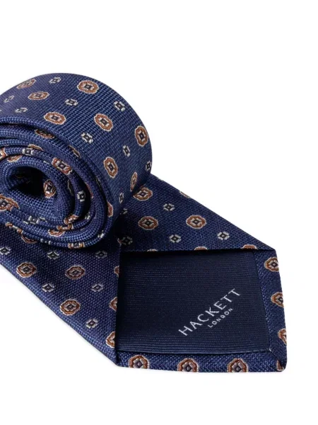 Cravată Hackett London cu model floral albastru