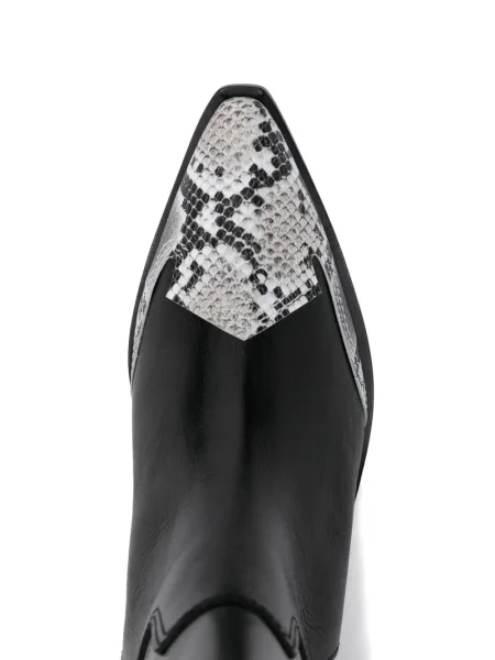 Botine Junya Watanabe din piele negru