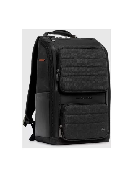 Torba na laptopa Piquadro skórzana wodoszczelna czarna
