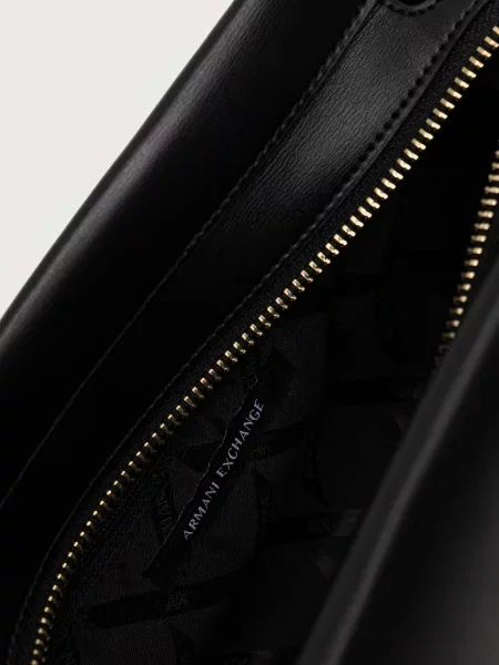 Кожаная сумка через плечо Armani Exchange