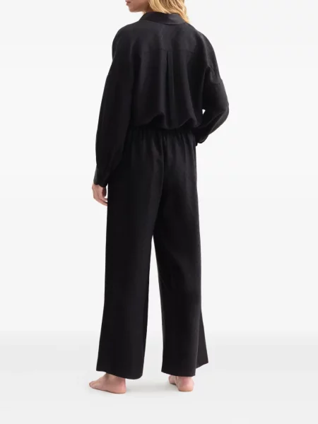 Pantaloni Eres cu imprimeu geometric negru