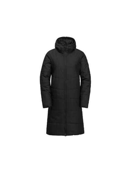Dámský péřový kabát Jack Wolfskin Deutzer Coat black černý