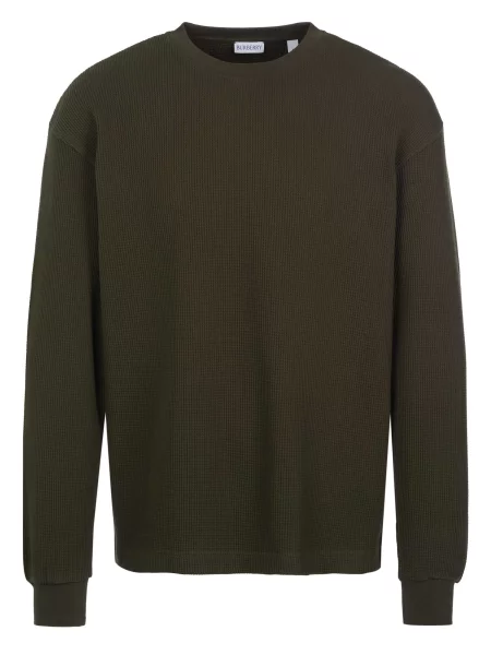 BURBERRY Pulover Burberry Pullover maslinasta