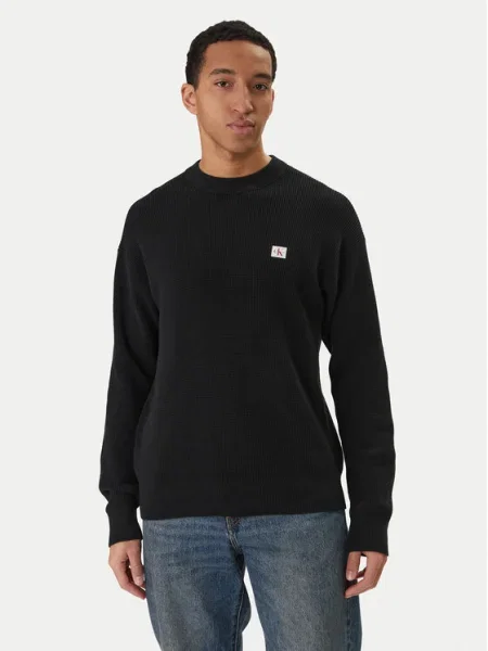 Calvin Klein Jeans Pulover negru