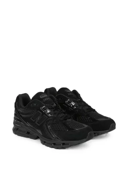 Sneakerși New Balance cu autograf plasă negru