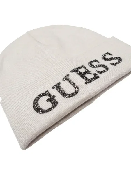 Guess Căciulă Écru bej