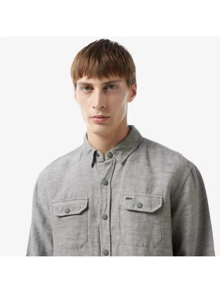 Рубашка Lacoste серая