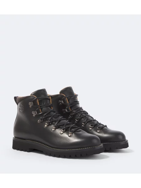 Botine Church's din piele negru