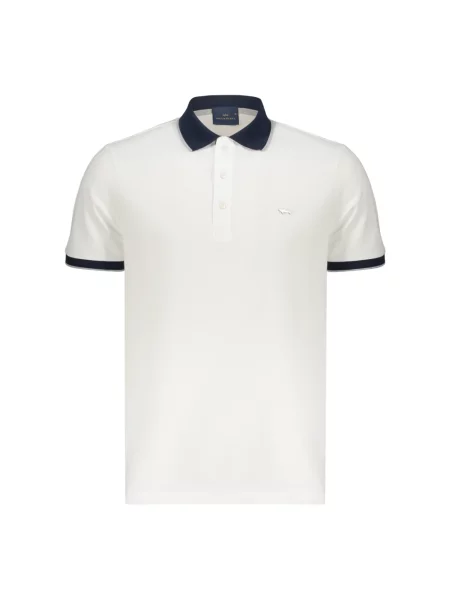 Koszulka polo Paul & Shark z krótkim rękawem biała