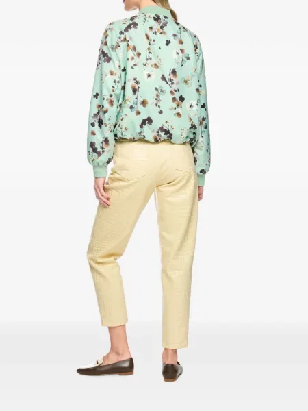 Geacă bomber Marccain cu model floral cu imagine verde
