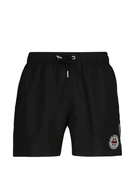 Slip de baie Gant cu imagine negru