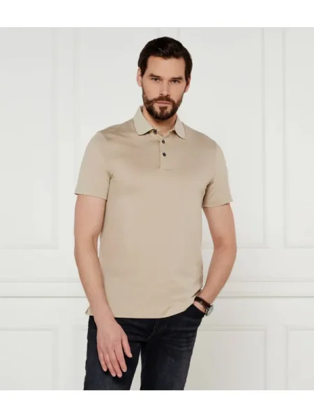 BOSS BLACK Polo H-Pitton | mercerizat negru