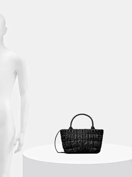 Кожаная сумка Answear.lab черная