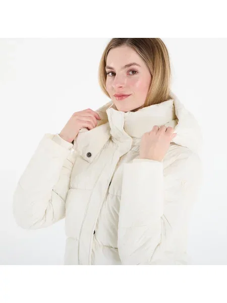 Płaszcz Desigual Padded Cadera Flock Coat White XS biały