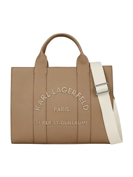 Karl Lagerfeld torebka K/RSG MD beżowy brązowa