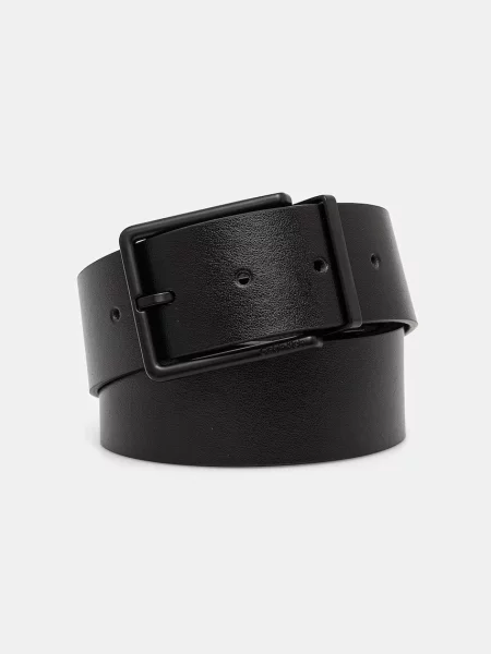 Calvin Klein curea reversibilă pentru bărbați din piele negru