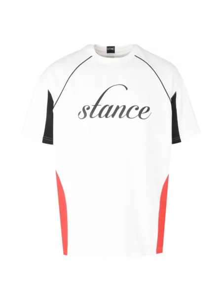 Tricou Stance cu imagine alb