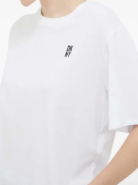 Tricou Dkny cu imagine alb