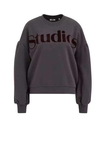 WE Fashion Tréning póló sötétszürke fekete