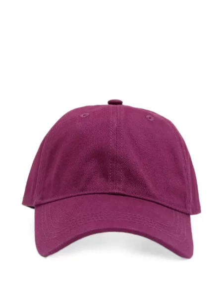 Șapcă Acne Studios cu broderie din țesătură twill violet