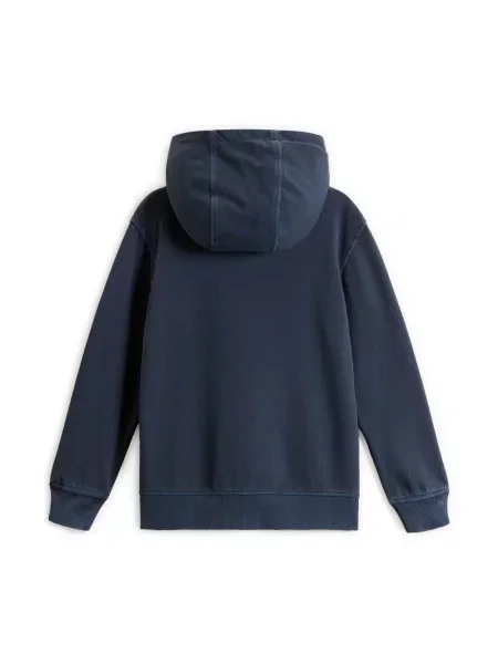 Bluza z kapturem dziecięca Woolrich niebieska