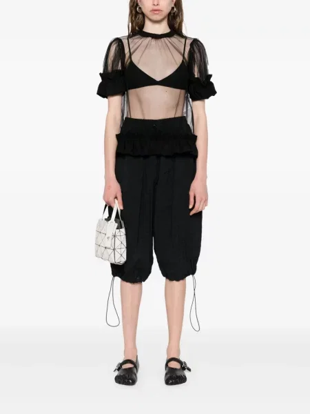 Прозрачна блуза Noir Kei Ninomiya черно