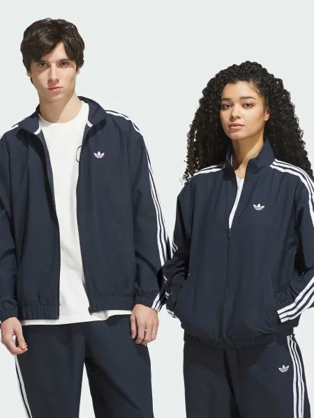 Жіноча Вітровка adidas комбінований верх синій