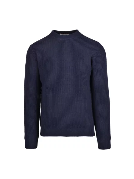 Sweter Wool & Co wełniany niebieski