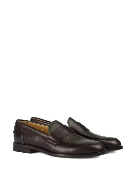 Pantofi loafer Doucal's din piele maro
