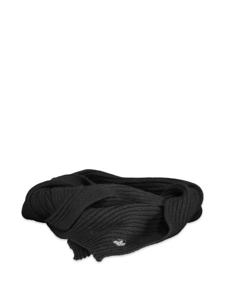 Πλεκτός κασκόλ Us Polo Assn με κέντημα μαύρο