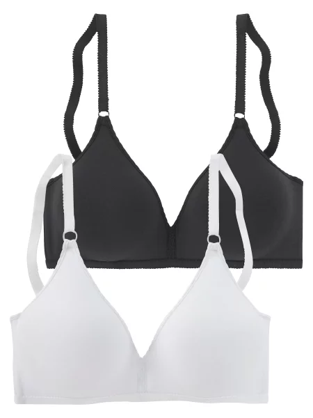 PETITE FLEUR Sutien negru alb