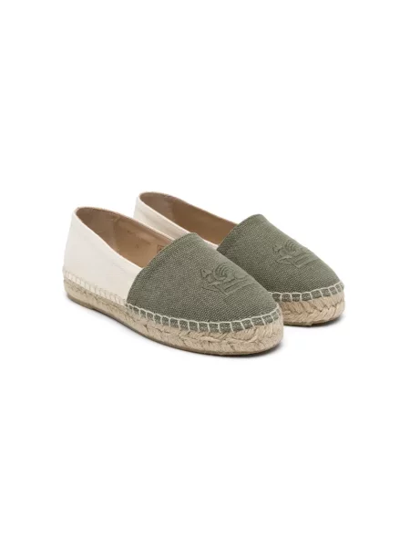 Espadryle dziecięce Etro zielone