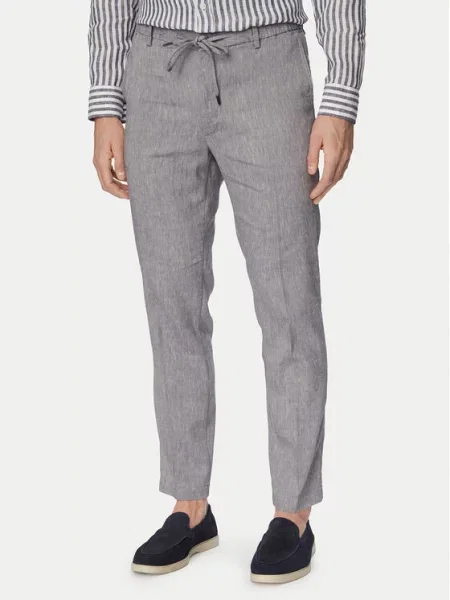 BOSS Pantaloni din Albastru Modern Fit negru