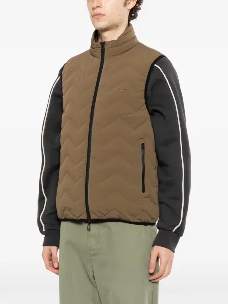 Prsluk Emporio Armani zelena
