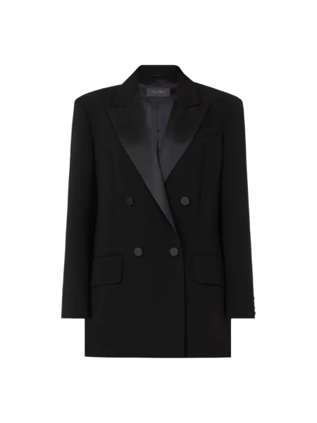 Marynarka Max Mara dwurzędowa czarna