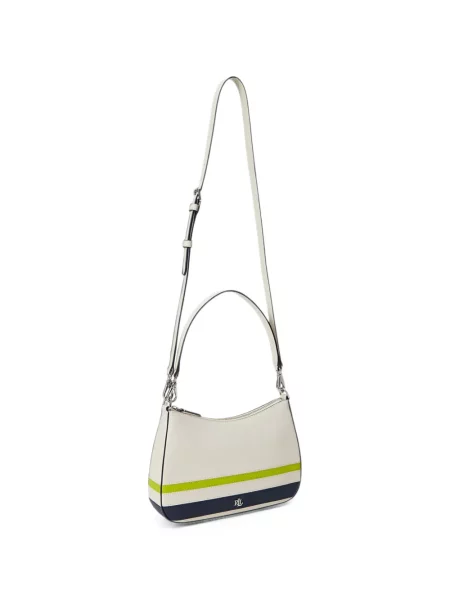 Ριγέ τσάντα shopper Lauren Ralph Lauren