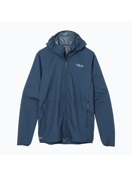 Мъжки якета Rab Windgather Hoody tempest blue синьо