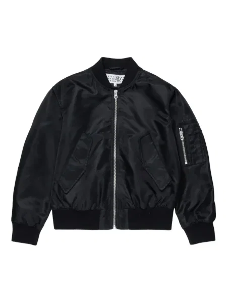 Kurtka bomber dziecięcy Mm6 Maison Margiela czarny