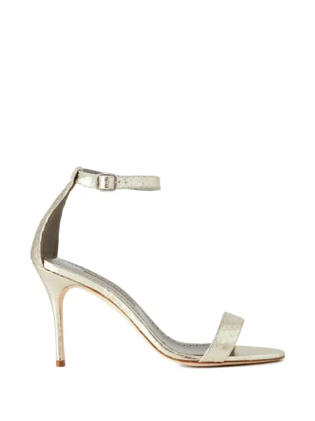 Sandale Manolo Blahnik auriu